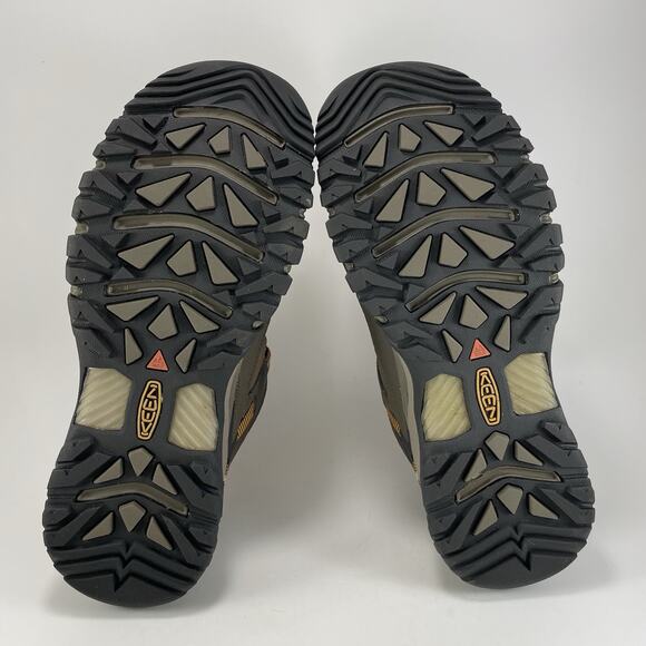 Keen Targhee EXP Waterproof Low Top Hiking Boots Mens Size 13 Brown Synthetic - Picture 7 of 9